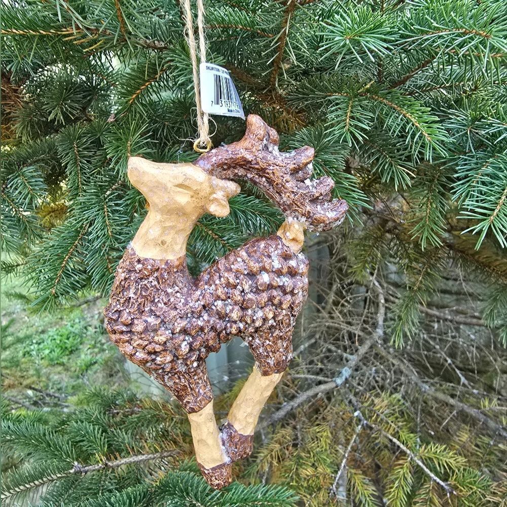 Large Christmas Deer Ornaments NWT #CHR3 - Picture 3 of 7